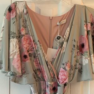 Beautiful London designer Godiva maxi dress